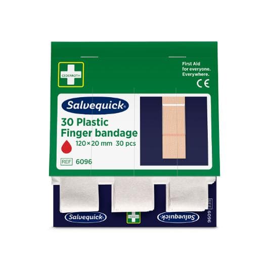 Plåster SALVEQUICK refill lång 30/fp 6st