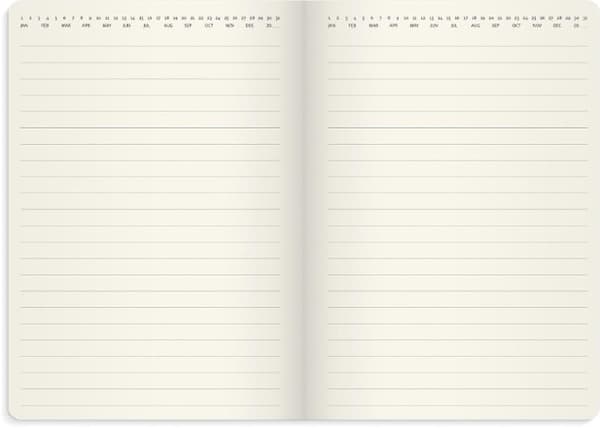 Kalender Agency Forma Deluxe 2027 brun
