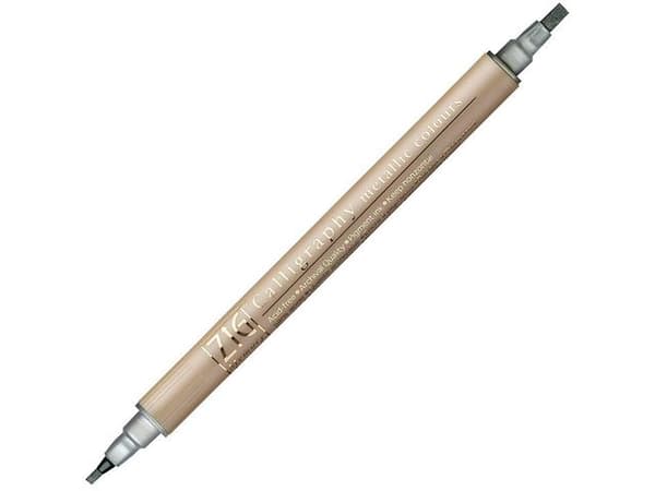 Kalligrafipenna ZIG dubbel spets silver 6st