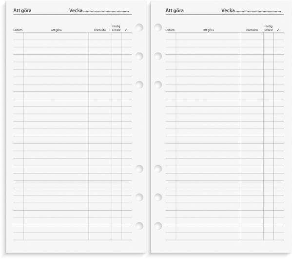 Regent Systemkalender 2027 skinn brun