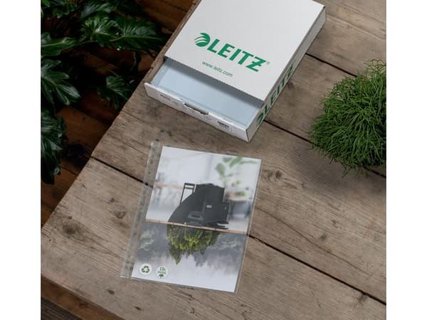 Plastficka LEITZ recycled A4 0,09 100/fp