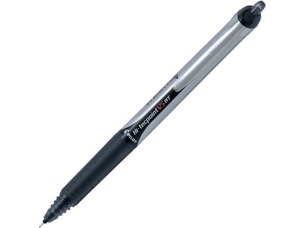 Bläckkulpenna PILOT Hi-Tec V5 RT svart 12st