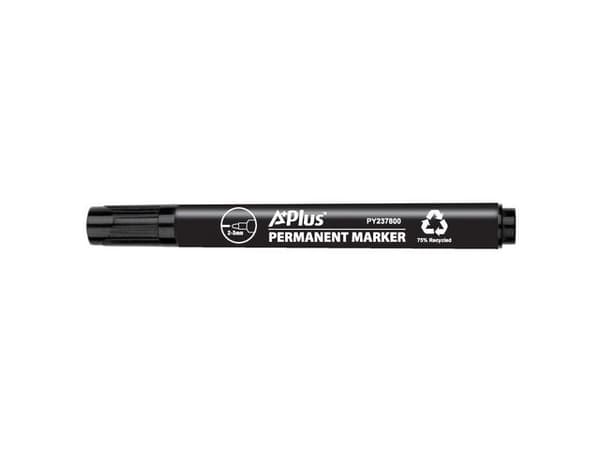 Märkpenna A PLUS eco rund 1-3mm svart 10st