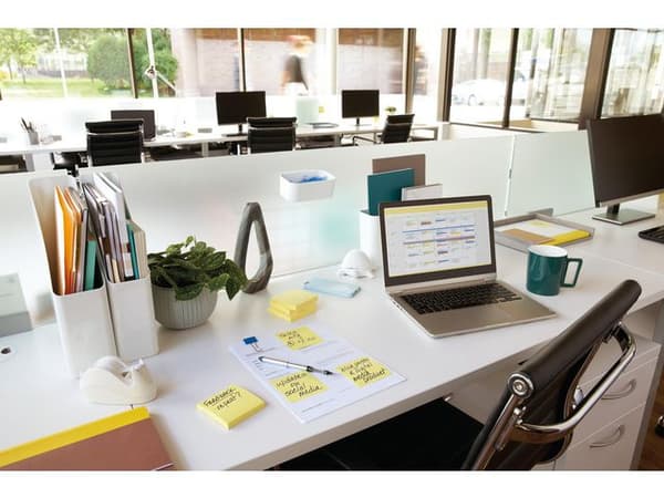 Notes POST-IT Z-block 76x76mm gul 12st