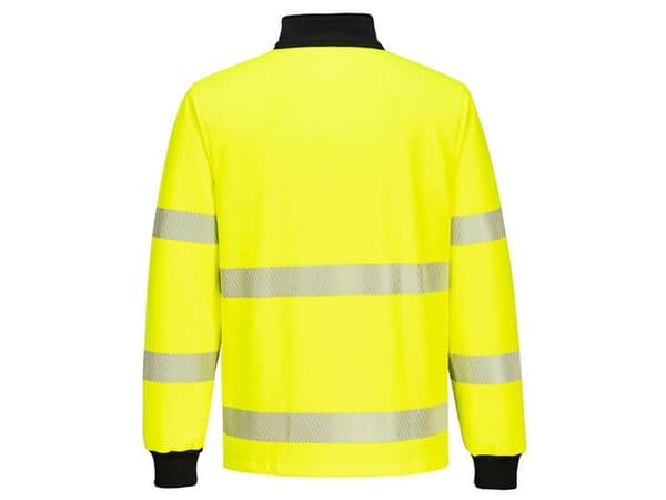 Sweatshirt PW3 Hi-Vis 1/4 Zip gul M