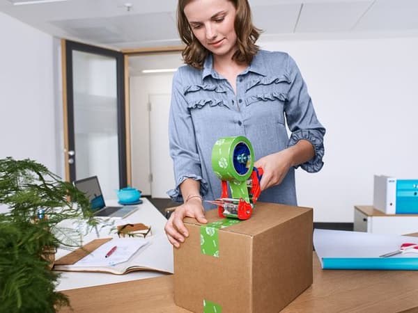 Packtejp TESA Eco Str.50mmx66m grön logo