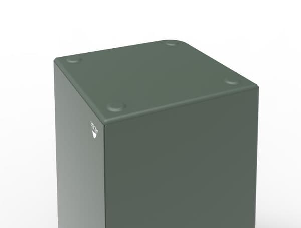 Papperskorg ALBA 18L grön