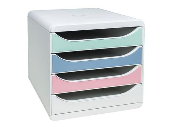 Blankettbox Bigbox Autentik 4låd. pastel