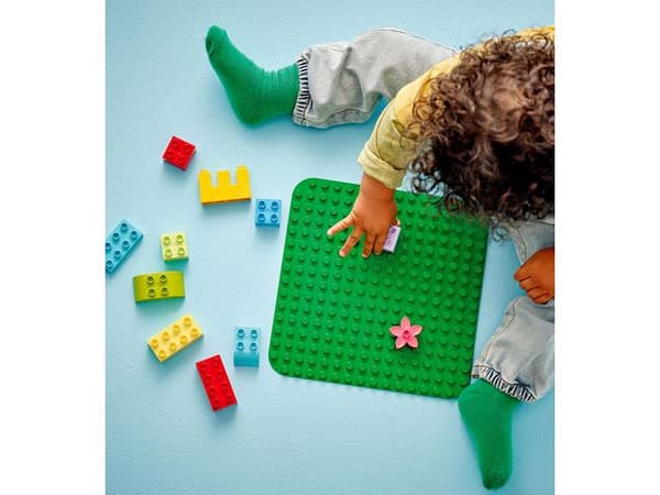 Byggplatta DUPLO-LEGO grön
