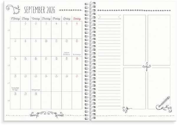 Kalender Doodle A5 26/27