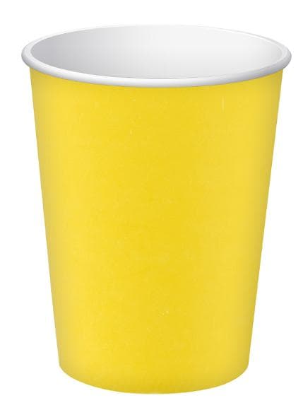 Pappersbägare PRONAPPE 20cl gul 15/fp