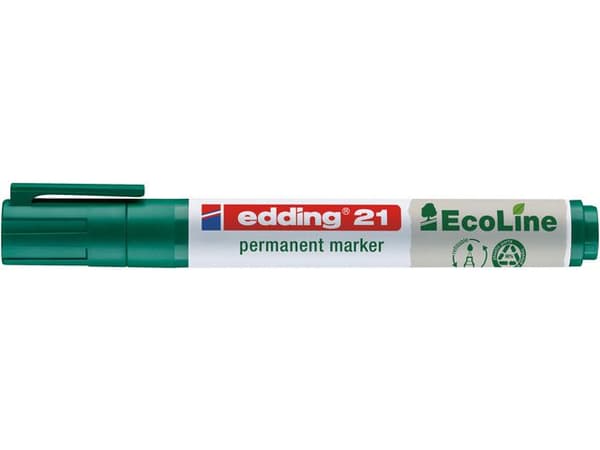 Märkpenna EDDING Ecoline 21 grön 10st