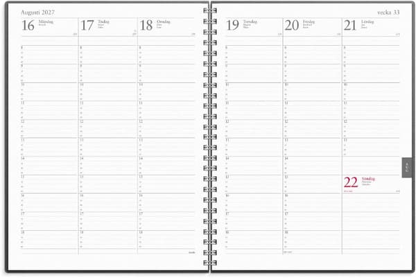 Veckojournal Eco Line 2027