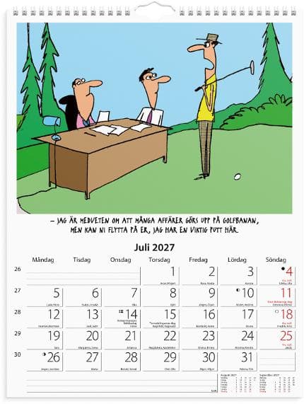 Väggkalender Kontorshumor 2027