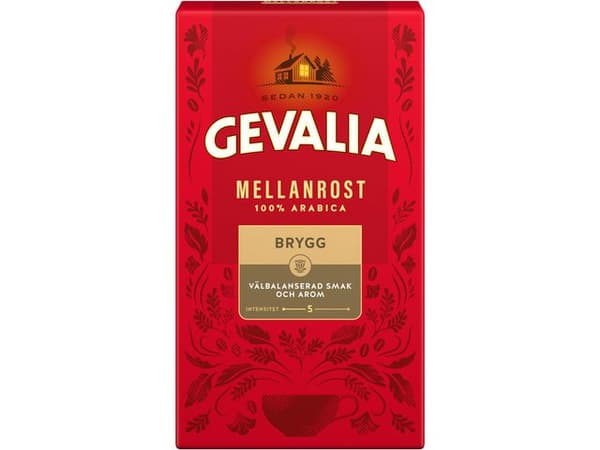 Kaffe GEVALIA Mellanrost brygg 450g