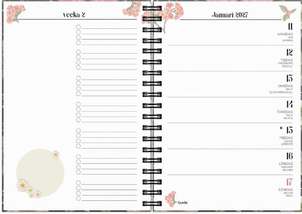 Life Planner Floral 2027