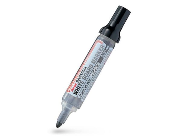 Whiteboardpenna PENTEL EasyFlo rund sv 12st