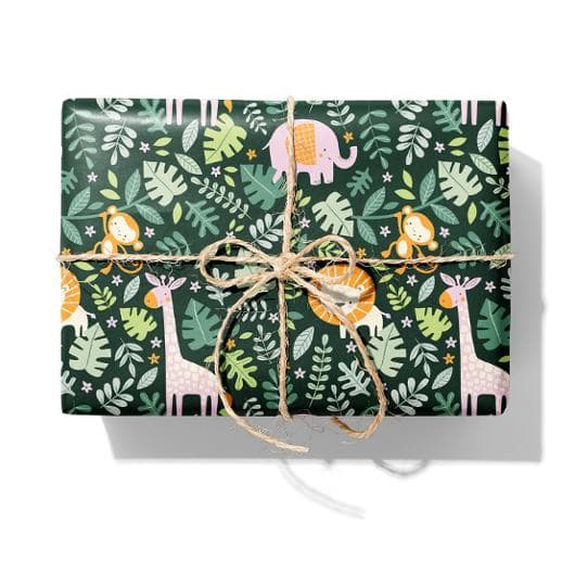 Presentpapper Rainforest 57cmx154m