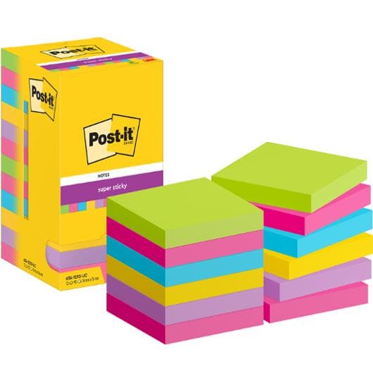 Notes POST-IT SS Rainbow76x76mm 12st
