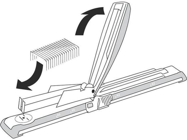 Häftapparat LEITZ 5560 lång arm svart