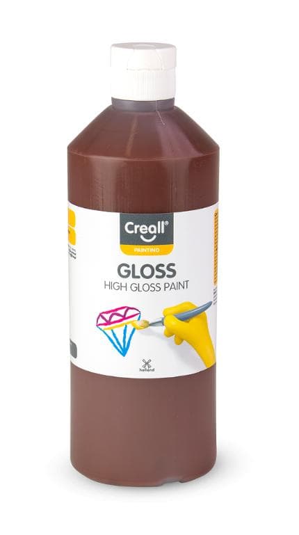 Glansfärg CREALL Gloss 500ml brun
