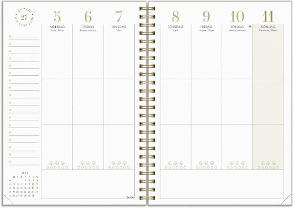 Kalender Life Planner Essential A5 25/26