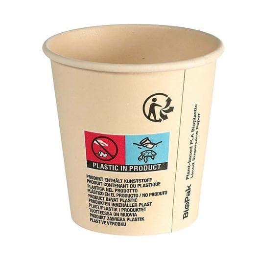 Bägare DUNI Bagasse 12cl 50/fp