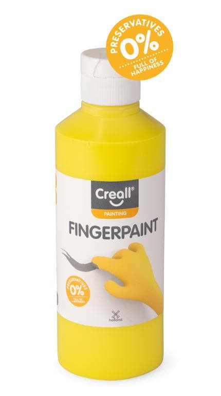 Fingerfärg CREALL 250ml gul