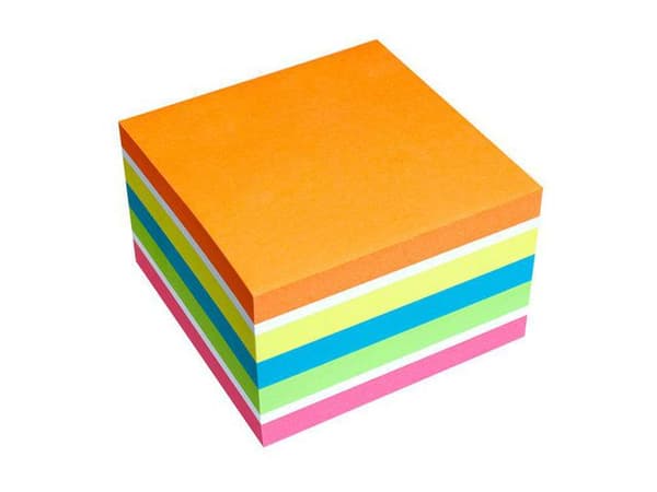 Notes INFO NOTES kub 75x75mm brilliant 12st