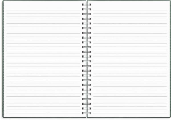 Kalender Study Twist A5 grön 26/27