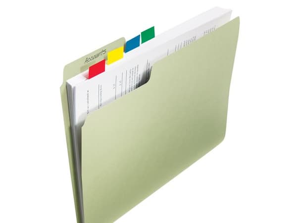 Index POST-IT 25,4x43,2mm gul 100/fp 6st