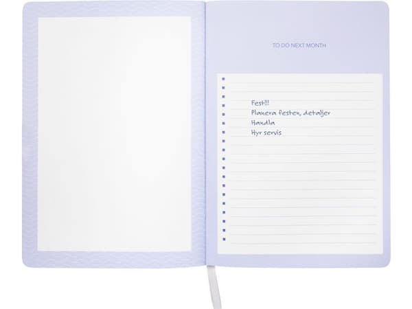 Kalender Week planner odaterad rosa 1051