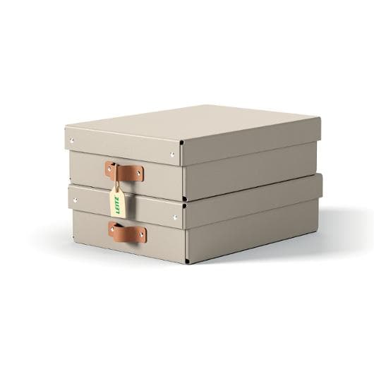 Förvaringslåda Leitz Puro 8L beige 2/fp