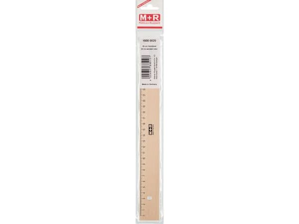 Linjal i trä 30 cm 10st