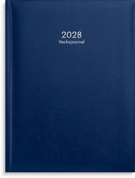 Veckojournal 2028 blå