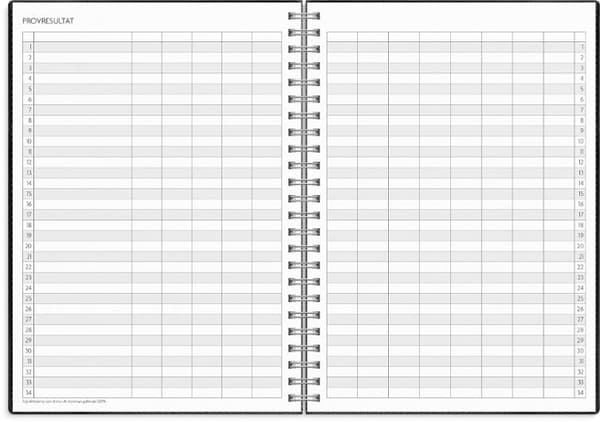 Kalender Study Twist A5 svart 26/27