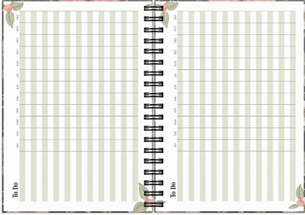 Life Planner Floral 2027