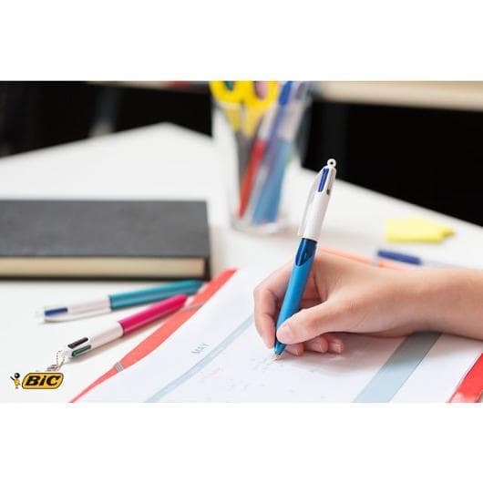 Kulpenna BIC 4 Colours Grip 1mm 12st