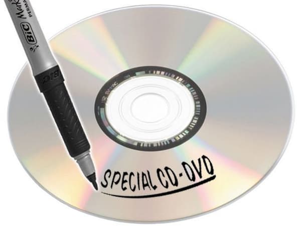 Märkpenna BIC Marking CD/DVD svart 12st
