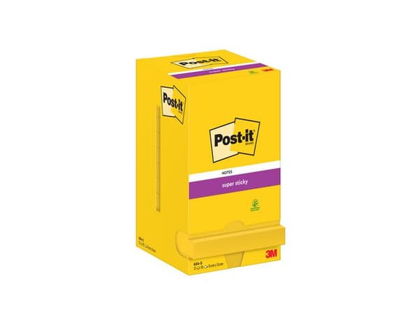 Notes POST-IT SS 76x76mm neongul 12st