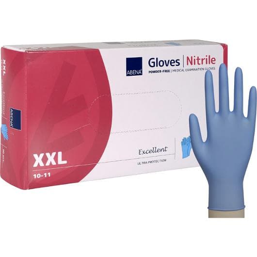 Nitrilhandske AQL 1,0 puderfri 2XL 90/fp