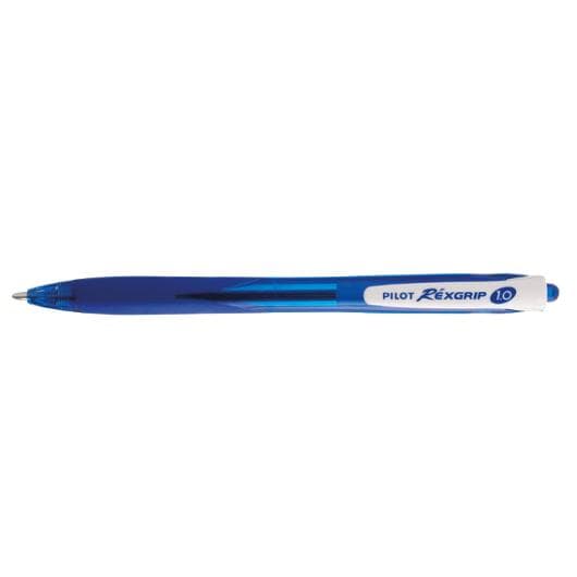 Kulpenna PILOT RexGrip medium 1,0 blå 10st