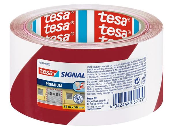 Markeringstejp TESA Prem.50mmx66m röd/vi