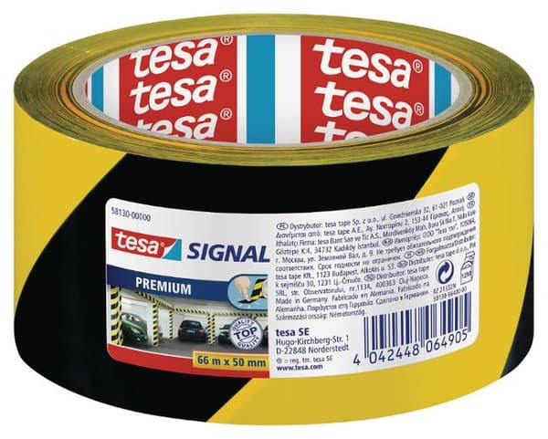 Markeringstejp TESA Prem. 50mmx66m gul/s