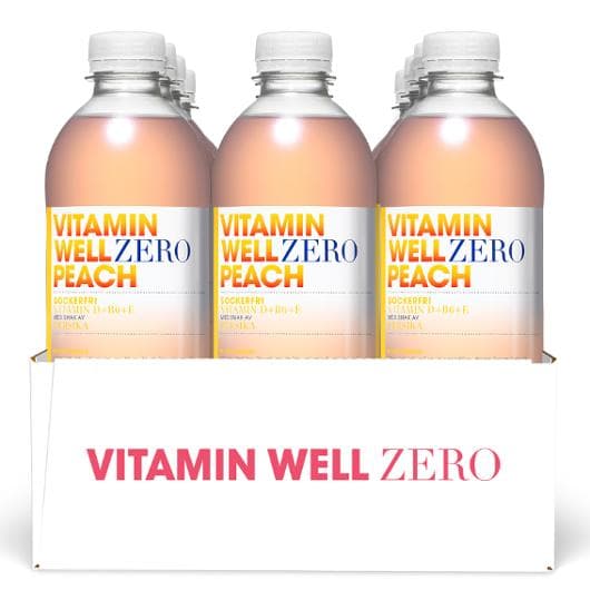 Dryck VITAMIN WELL Zero Peach 50cl 12st