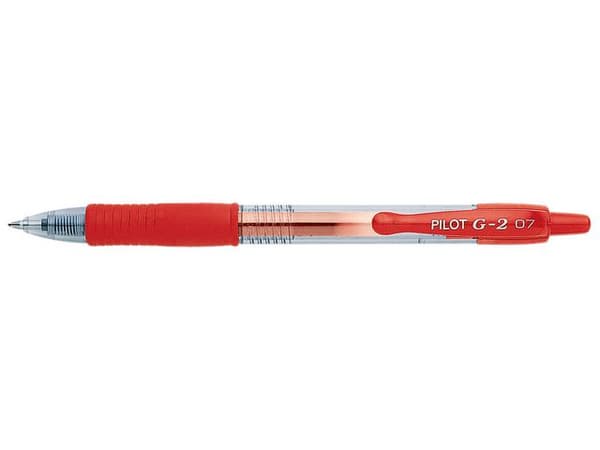 Gelpenna PILOT G2 Plus 0,7 röd 12st