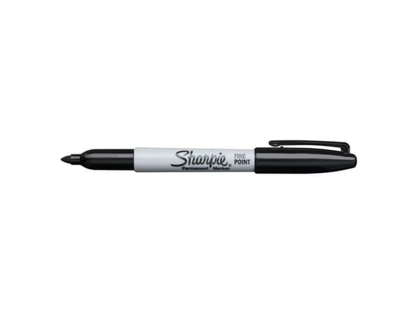 Märkpenna SHARPIE F svart 12st