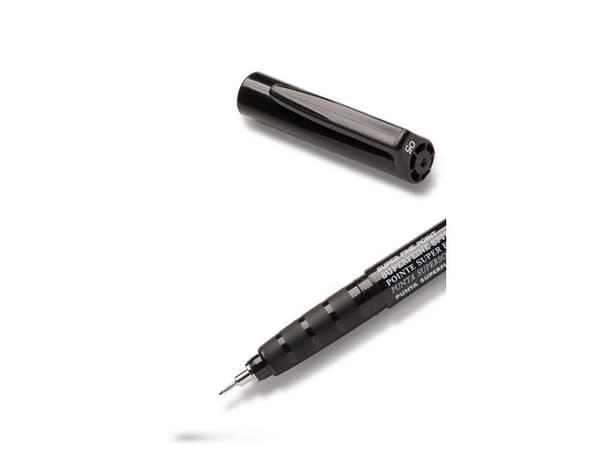 Märkpenna perm. PENTEL super fine svart 12st