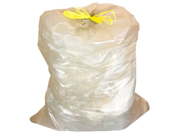 Plastsäck LD R100% Drawstr 125L tra25/rl