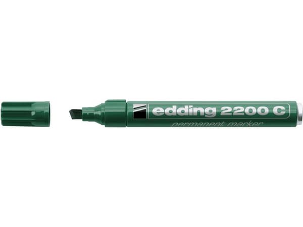 Märkpenna EDDING 2200C grön 10st